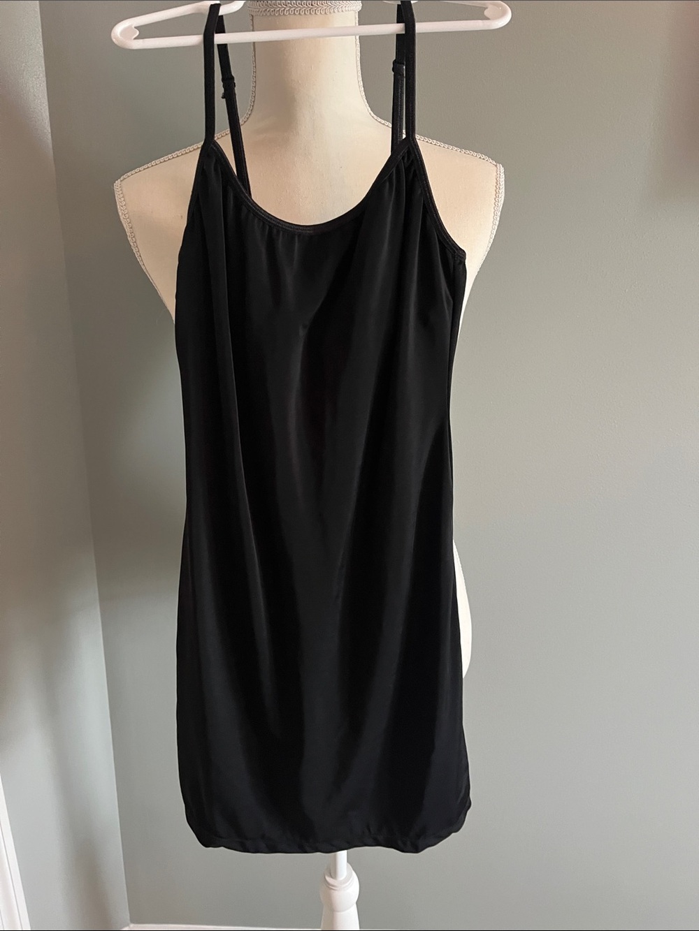 Black Women's Slip Tank Top